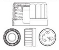 Duma® Twist-Off schroefdop model 2829D